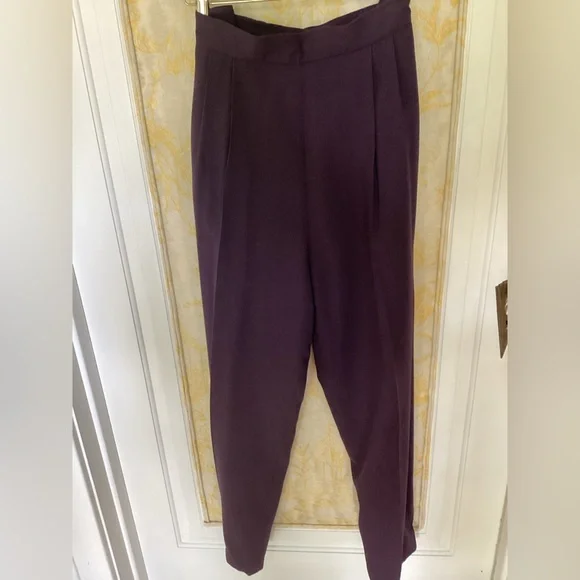 Travilla 3-Piece Eggplant Pantsuit - Picture 6 of 7